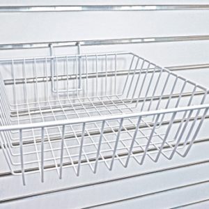 Slatwall Wire Basket - 12"