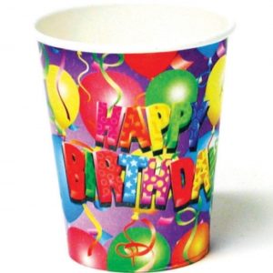 Balloon Birthday 9 Oz Cup