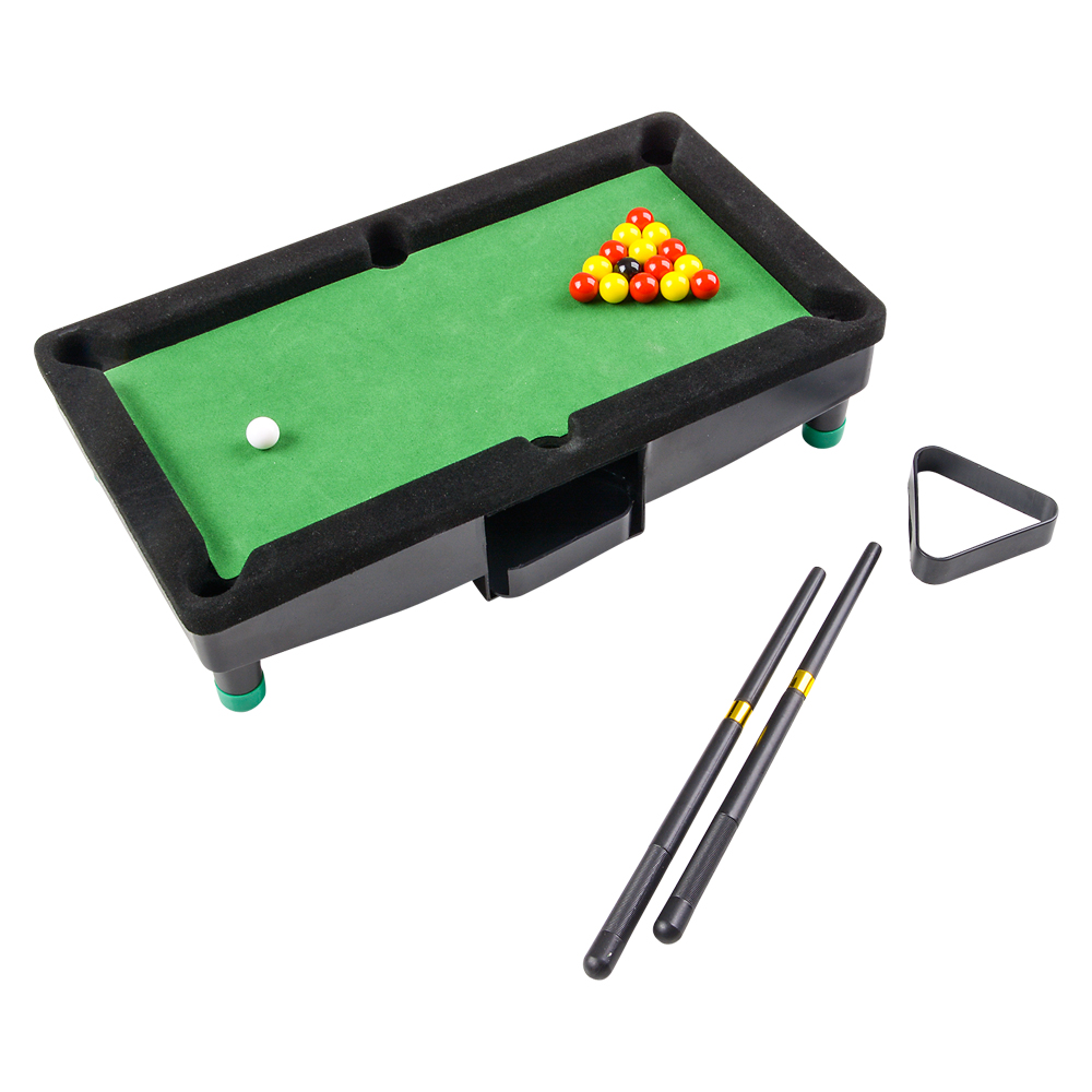 Totes Tabletop Portable Mini Pool Table 20 x 12.2 x 3.5 COMPLETE SET -  NOB