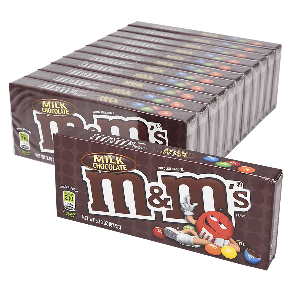M&M'S Milk Chocolate Candy Theater Box