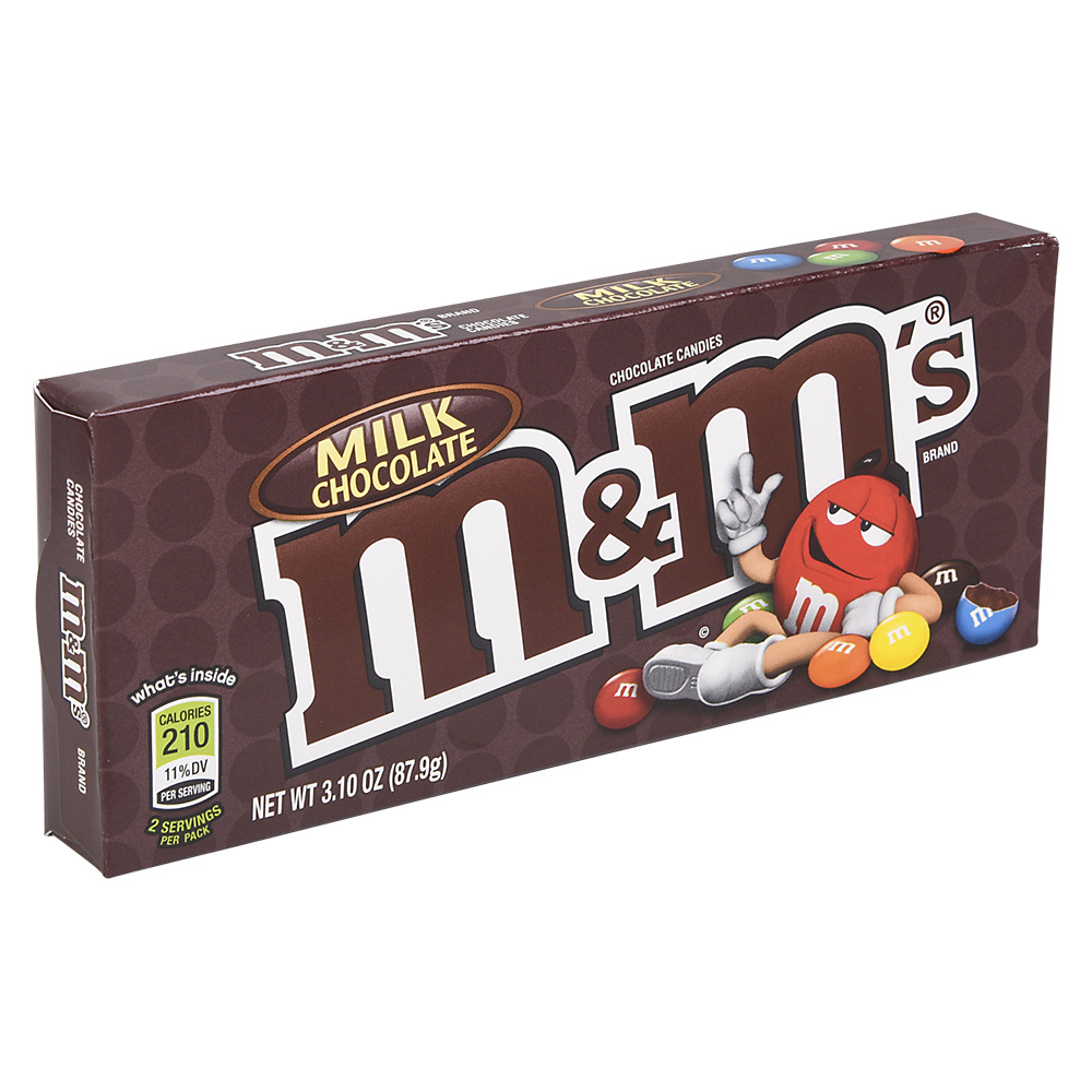 M&M MILK CHOCOLATE THEATER BOX CANDY - The Stuff Shop