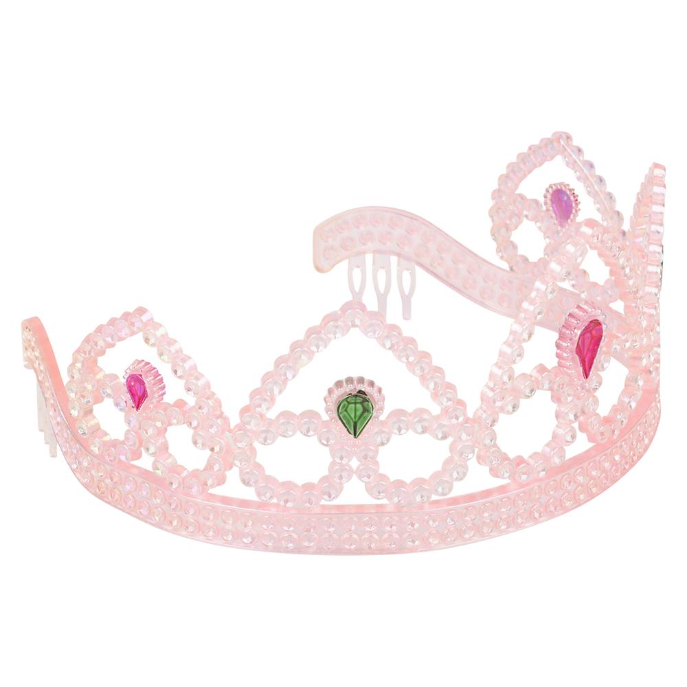 PEARLY TIARA WITH JEWELS - The Stuff Shop