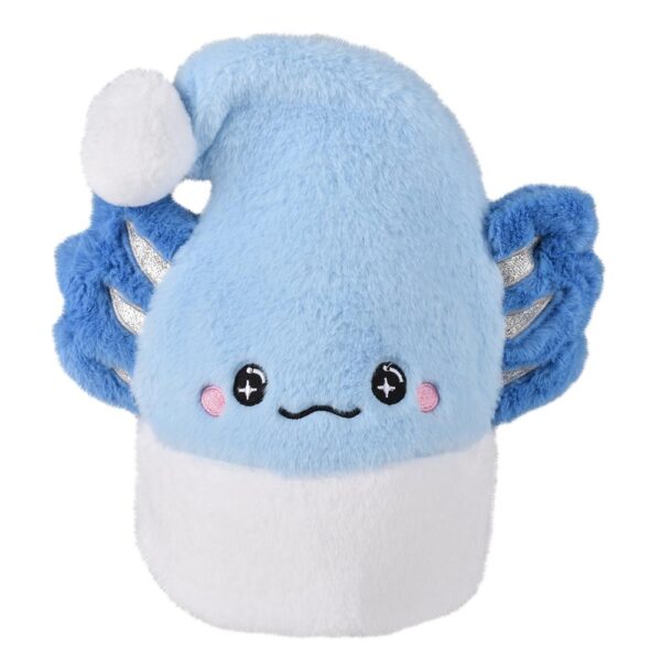 LIGHT-UP BLUE AXOLOTL SANTA HAT - Image 2