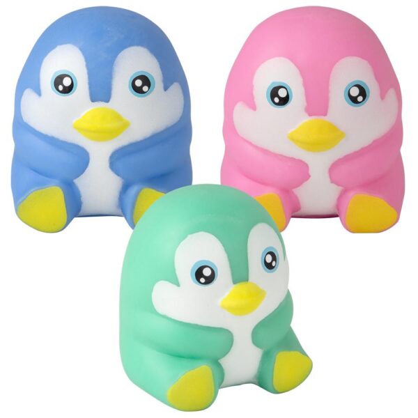 3.5" SQUISH AND STRETCH PENGUIN 12CT - Image 2