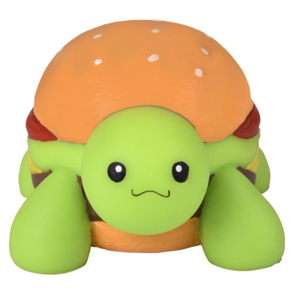 4" SQUISH AND STRETCH TURTLE BURGER 12CT - Image 2