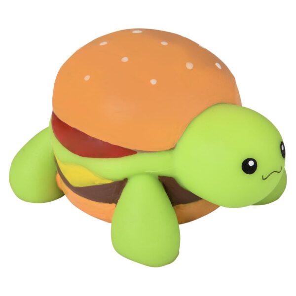 4" SQUISH AND STRETCH TURTLE BURGER 12CT - Image 3