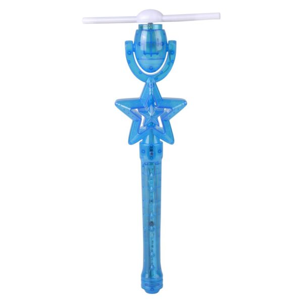 14" LIGHT-UP STAR SPINNER WINDMILL WAND - Image 2