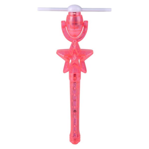 14" LIGHT-UP STAR SPINNER WINDMILL WAND - Image 3