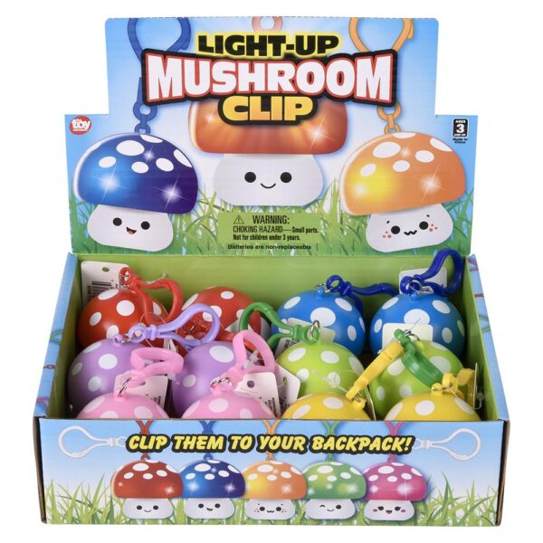 2" LIGHT-UP MUSHROOM CLIP ONS - Image 5