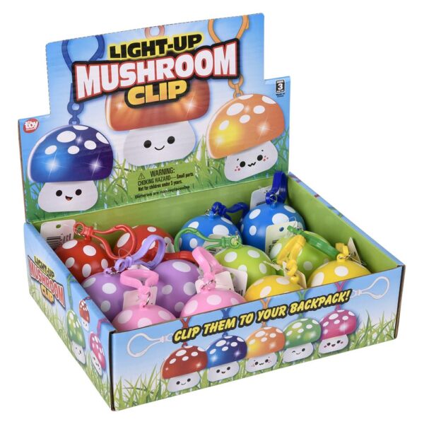 2" LIGHT-UP MUSHROOM CLIP ONS - Image 6