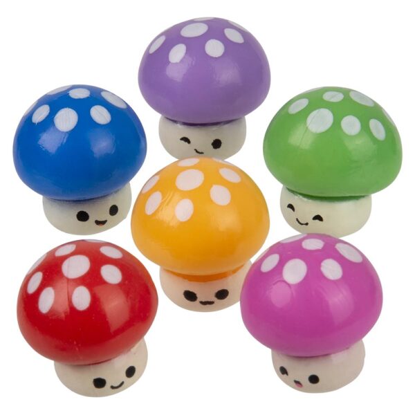 1" MINI MUSHROOM SQUEEZY FIGURINES 100CT