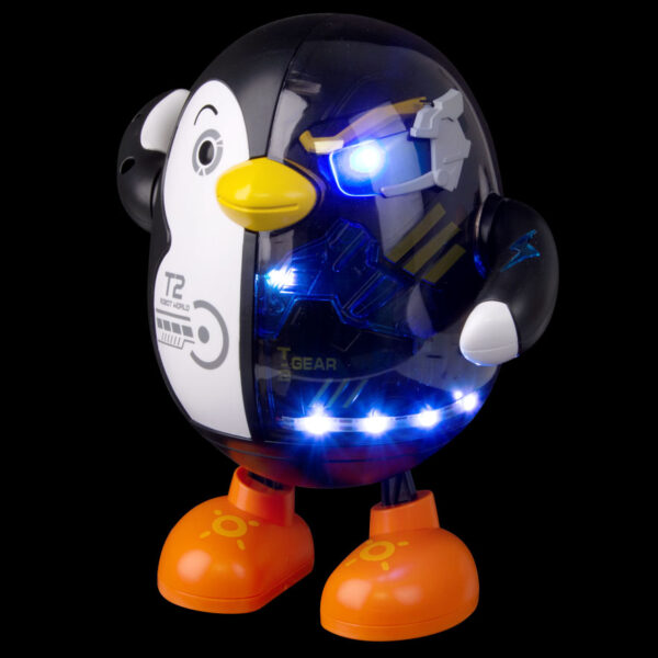 7" LIGHT AND SOUND DANCING PENGUIN ROBOT - Image 4