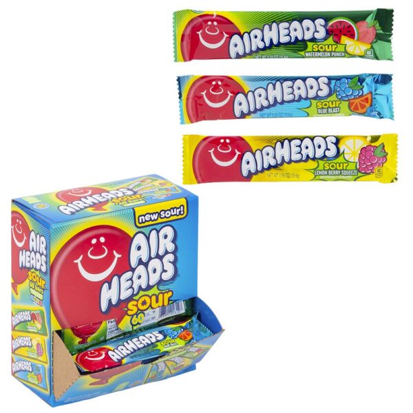 AIRHEADS ASST SOUR BARS