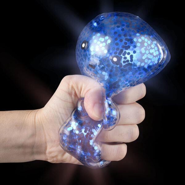 4.5" SPARKLE LIGHT-UP PUFFER GUMMY BEAR - Image 3