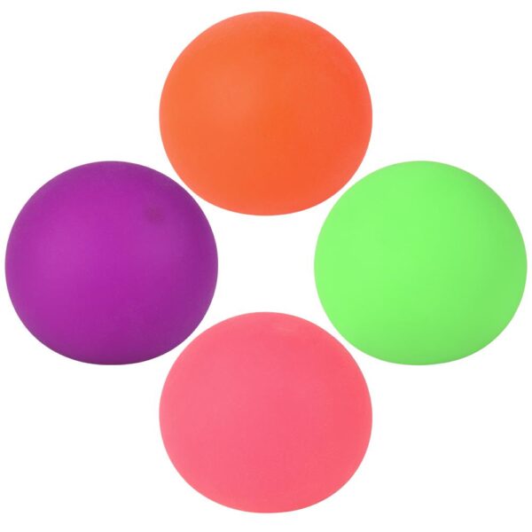 (T) MARSHMALLOW NEON SQUISHY BALL 2.5" 12CT - Image 2