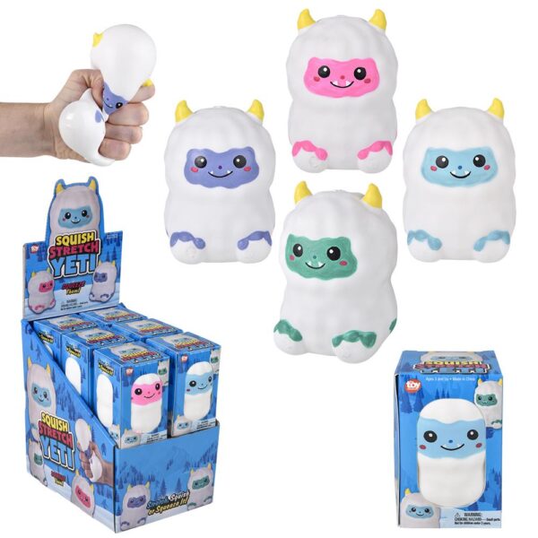 (T) 3.5" SQUISH AND STRETCHY YETI