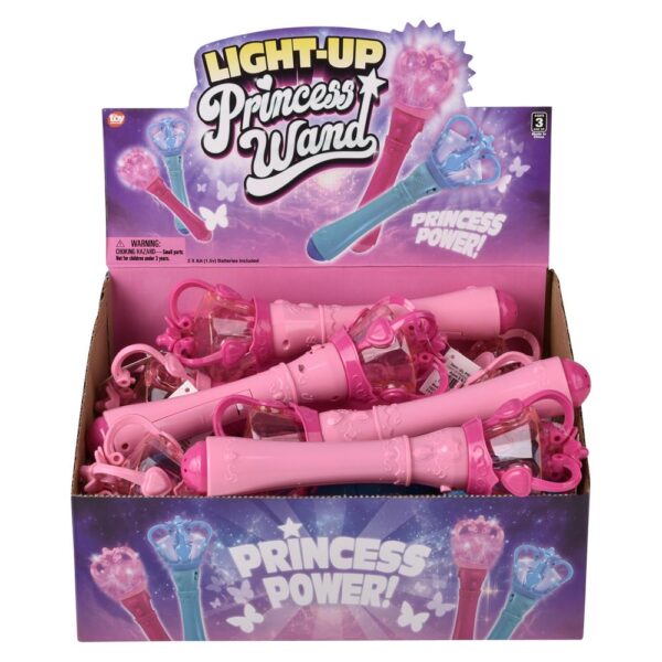 (T) 9.5" LIGHT-UP PRINCESS WAND 12CT - Image 5