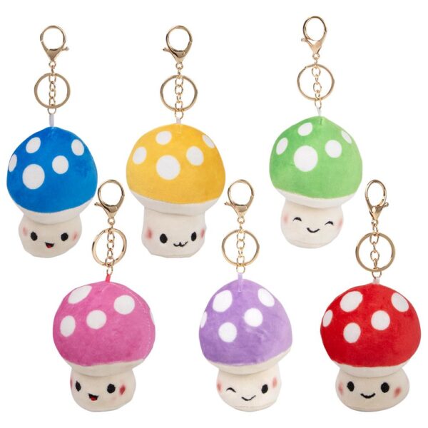 (T) 3.5" PLUSH MUSHROOM CLIP ONS - Image 2