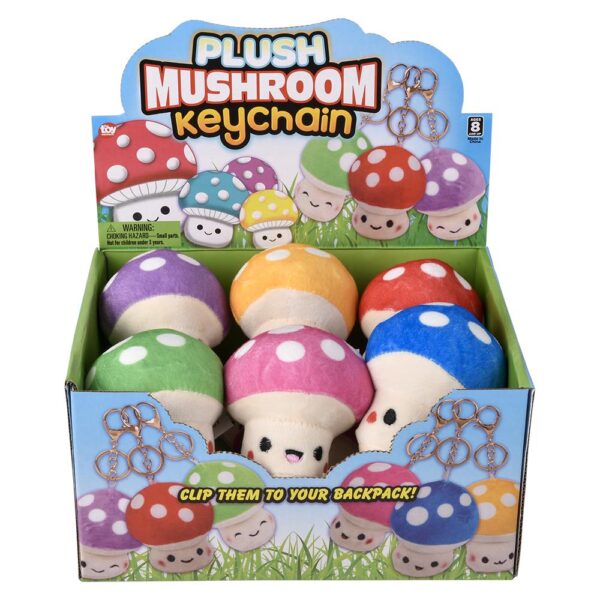 (T) 3.5" PLUSH MUSHROOM CLIP ONS - Image 4