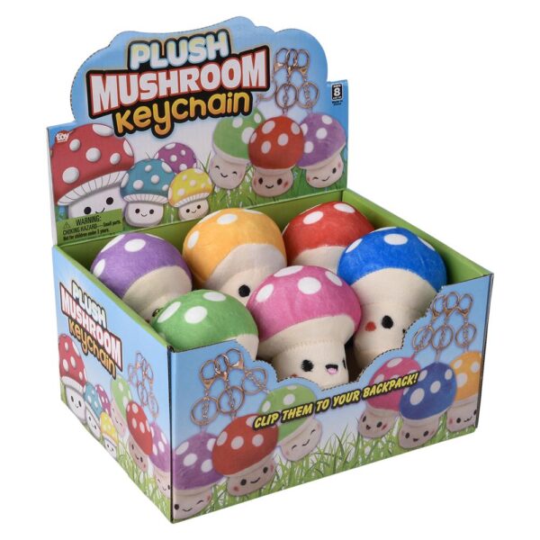 (T) 3.5" PLUSH MUSHROOM CLIP ONS - Image 5