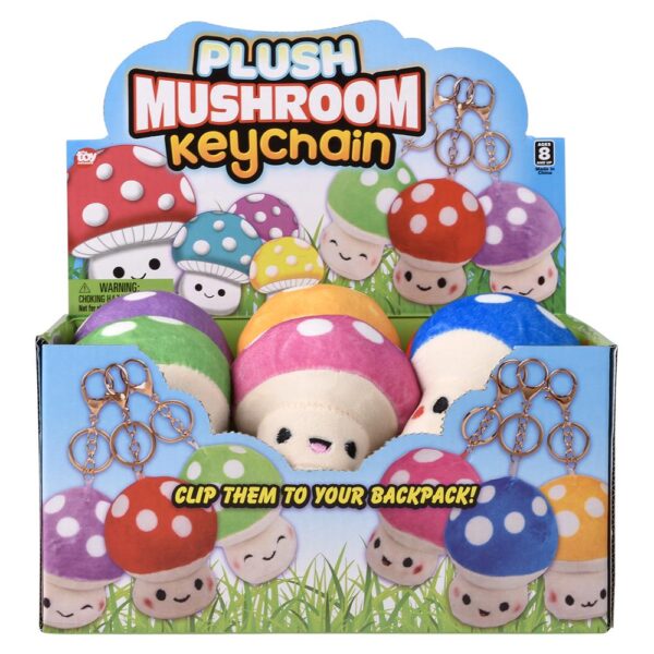 (T) 3.5" PLUSH MUSHROOM CLIP ONS - Image 6