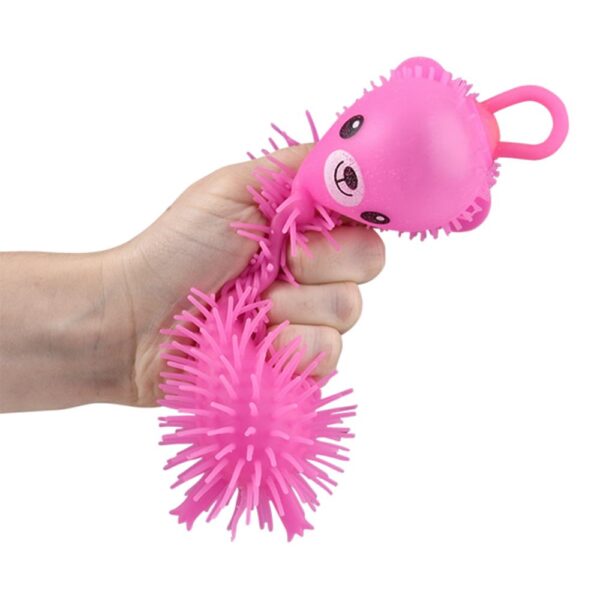 8" BEAR PUFFER LIGHT-UP WIGGLER 12CT - Image 4