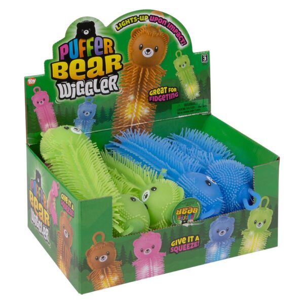 8" BEAR PUFFER LIGHT-UP WIGGLER 12CT - Image 7