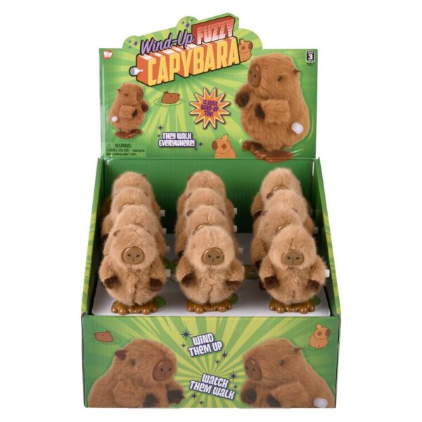 (T) 3.33" WIND-UP FUZZY CAPYBARA 24CT - Image 5