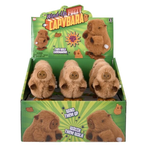 (T) 3.33" WIND-UP FUZZY CAPYBARA 24CT - Image 7