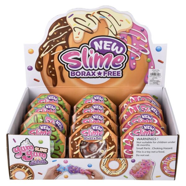 (T) 3.6" DONUT CLAY SLIME 12CT - Image 4