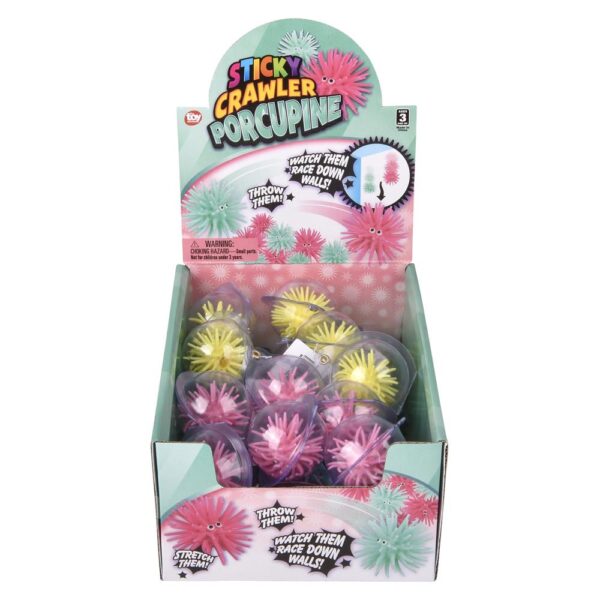 (T) 1.5" STICKY CRAWLING PORCUPINE 24CT - Image 5