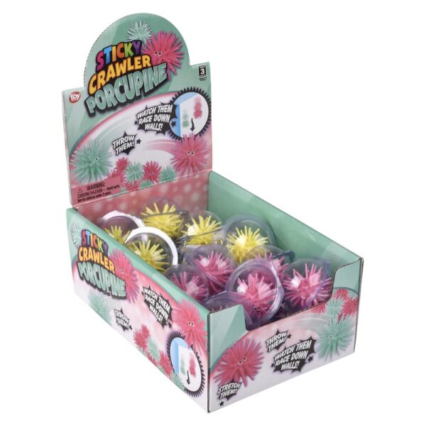 (T) 1.5" STICKY CRAWLING PORCUPINE 24CT - Image 6