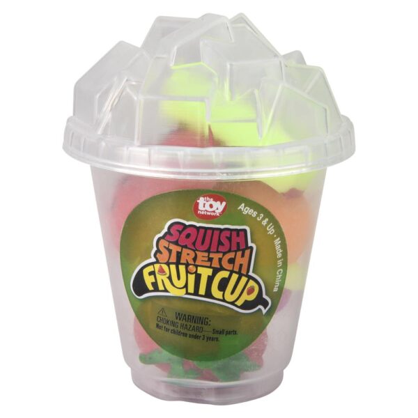 (T) SQUISHY STRETCHY 6PC FRUIT CUP 12CT - Image 5