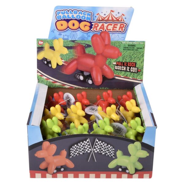 (T) 2.5" PULL BACK BALLOON DOG 24CT - Image 5