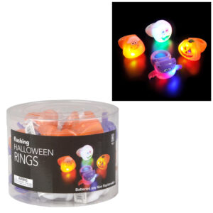 (T) 1.5" HALLOWEEN LIGHT-UP RINGS (24PC/UN)