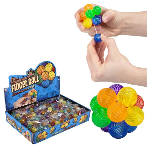 (T) 2.25" ATOMIC FIDGET BALL 24CT