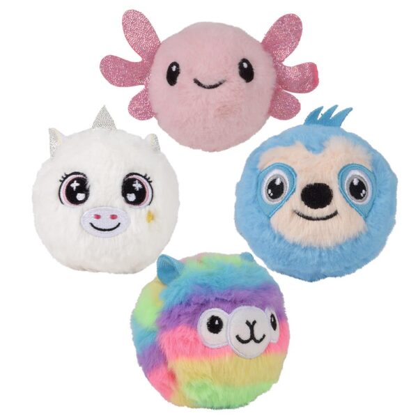 (T) 3.25" HYPER AIR PLUSH ANIMAL BOUNCE BALL 12CT - Image 2