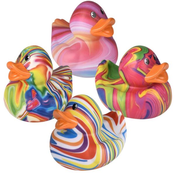 (T) BIG SWIRL RUBBER DUCKY 6" - Image 2