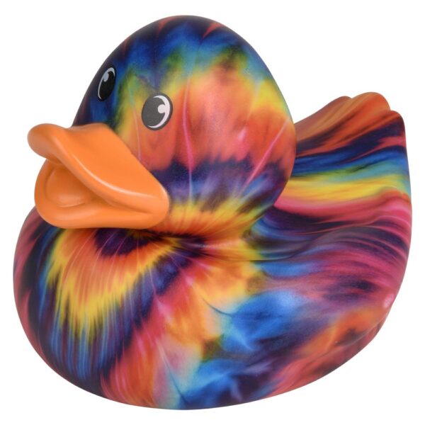 (T) BIG TIE DYE RUBBER DUCKIES 6" - Image 5