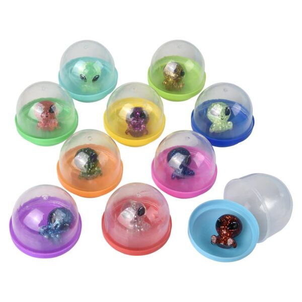 (T) MINI GLITTER ALIEN FIGURINE 1"      100/UNIT   20/ - Image 4