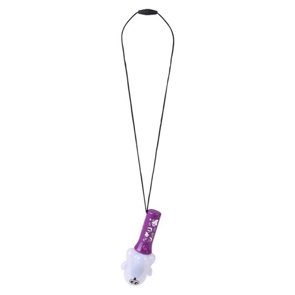 HALLOWEEN MINI LIGHT UP SPINNING WAND NECKLACE 4.5" - Image 4