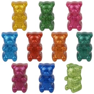 (T) 3" SPARKLE RUBBER YUMMY BEAR