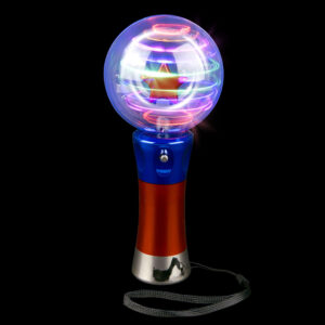 (T) 7.5" LIGHT-UP MAGIC FLASHING BALL WAND