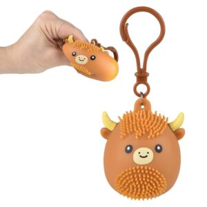 (T) 2" PUFFER HIGHLAND COW