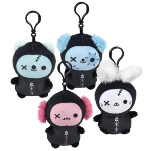 4" GOTH ANIMALS BACKPACK CLIP