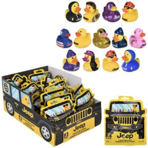 JEEP BRAND RUBBER DUCK 2" BLIND BAG 18CT