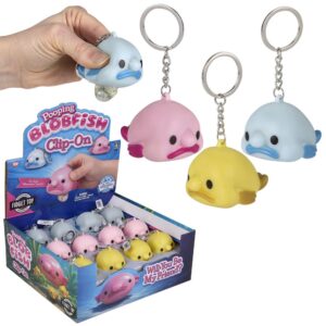 2" POOPING BLOBFISH KEYCHAIN      24/DISP