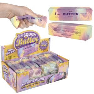5.3"SUPER SOFT SLOW RISE PASTEL TIE DIE BUTTER SQUISH