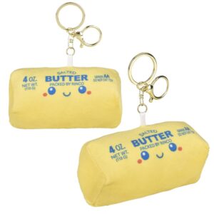 4" PLUSH BUTTER CLIP ON